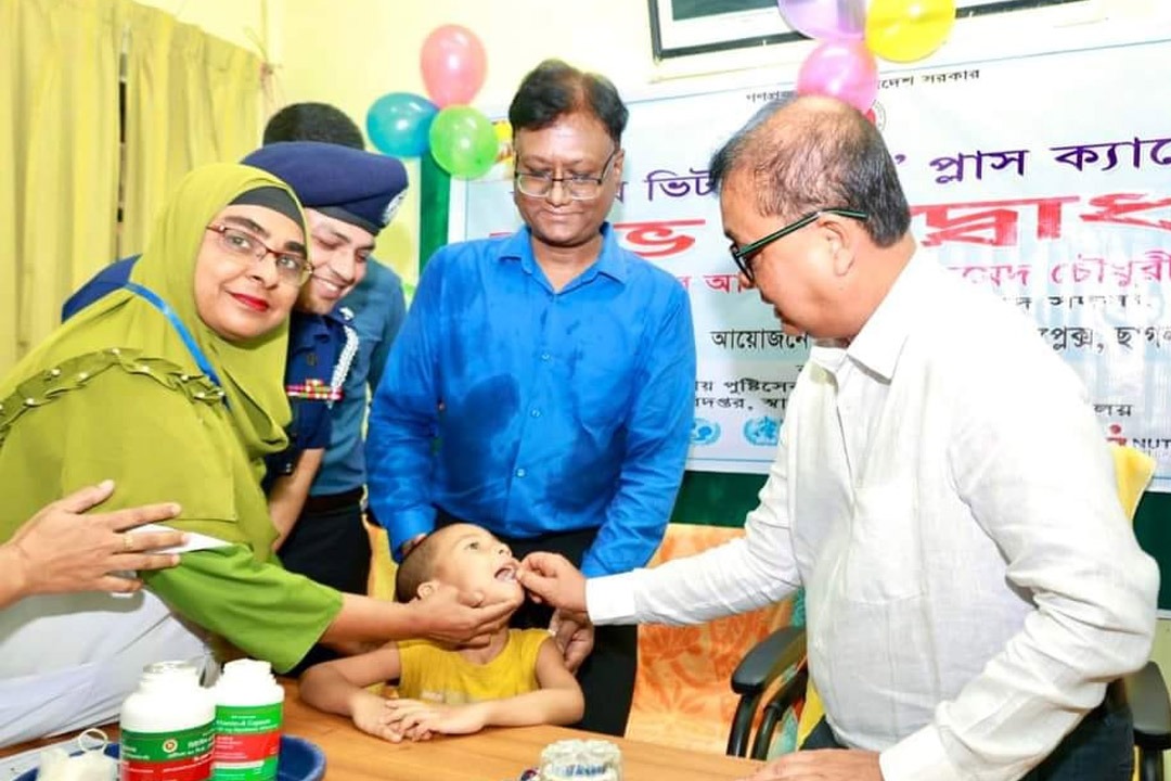 ফেনীতে ভিটামিন এ প্লাস ক্যাপসুল ক্যাম্পেইন চলছে