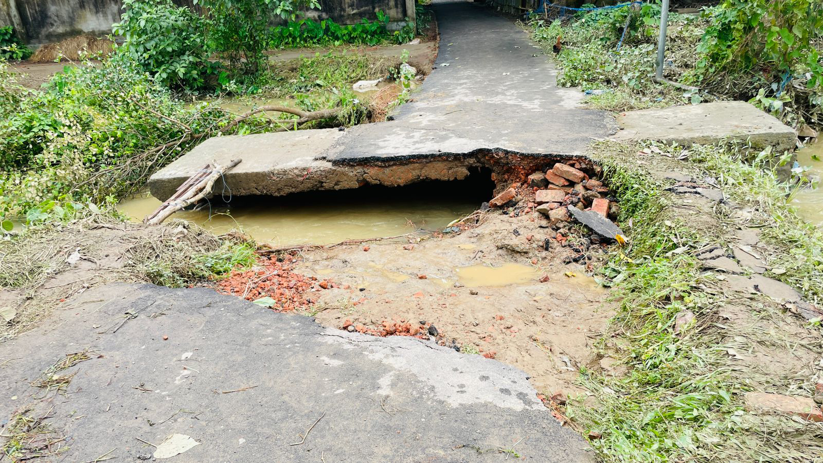 ফুলগাজী-পরশুরামে কমছে পানি, ভেসে উঠছে ক্ষতচিহ্ন