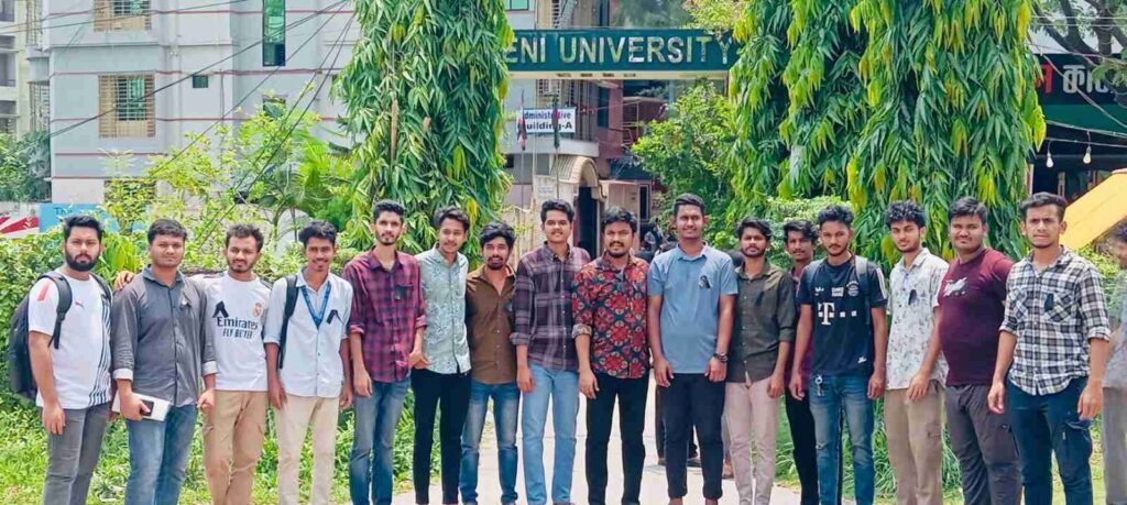সাম্য হত্যার প্রতিবাদ ফেনী ইউনিভার্সিটিতে ছাত্রদলের কালো ব্যাজ ধারণ