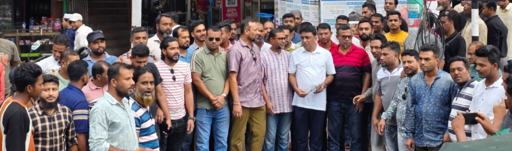 সন্ত্রাস, মববাজি ও নৈরাজ্য প্রতিরোধে ফেনীতে যুবদলের অবস্থান