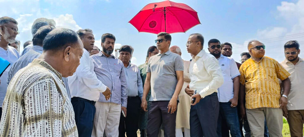 পরশুরামে প্রধানমন্ত্রীর প্রকল্প উদ্বোধনের ভেন্যু পরিদর্শনে পানি সম্পদ প্রতিমন্ত্রী
